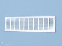 Ventilatieplaat aluminium vlak geanodiseerd