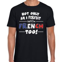 Not only perfect French / Frankrijk t-shirt zwart voor heren - thumbnail