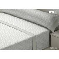 Beddengoedset D'Or ROMA Grijs Bed van 105 Franela