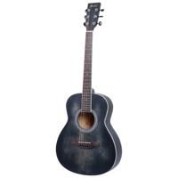 Fazley W55-COL-BK-3/4 ColourTune western gitaar zwart
