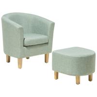 Beliani HOLDEN - Fauteuil-Groen-Polyester - thumbnail