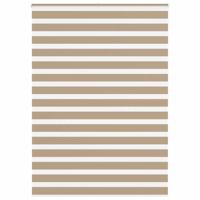 Zebra Blind 155x200 cm stofbreedte 150,9 cm polyester zandbruin