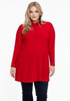 Yoek Blouse | Rood | Maat 58/60
