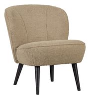 WOOOD Fauteuil 'Sara' Teddy, kleur Sand