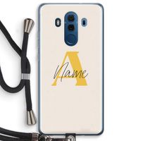 Amber Script: Huawei Mate 10 Pro Transparant Hoesje met koord