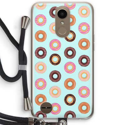 Donuts: LG K10 (2017) Transparant Hoesje met koord