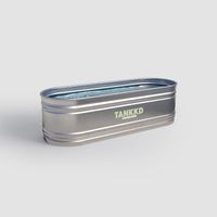 Tankkd IJsbad | Green Label Oval | 244x61x91cm | Aluminium - thumbnail