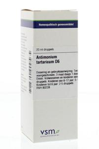 VSM Antimonium tartaricum D6 (20 ml)