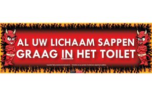 Sticky Devil Al uw lichaam sappen graag in het toilet