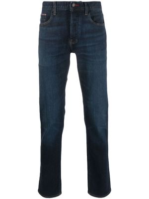 Tommy Hilfiger pantalon Denton à coupe droite - Bleu