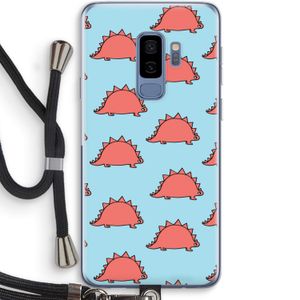 Dinosawrr: Samsung Galaxy S9 Plus Transparant Hoesje met koord