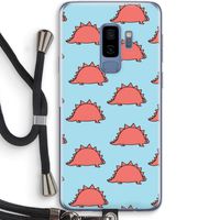 Dinosawrr: Samsung Galaxy S9 Plus Transparant Hoesje met koord