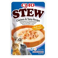INABA Ciao Stew Chicken & Tuna - nat kattenvoer - 40g