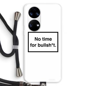 No time: Huawei P50 Transparant Hoesje met koord