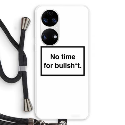 No time: Huawei P50 Transparant Hoesje met koord