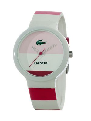 Lacoste horlogeband 2010533 / LC-46-1-29-2224 Rubber Roze 14mm