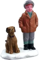 Lemax boy&apos;s best friend kerstdorp figuur type 1 Caddington Village 2017
