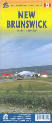Wegenkaart - landkaart New Brunswick (Canada) | ITMB