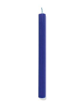 HEMA Huishoudkaars Ø2.2x24cm Relief Blauw (blauw)