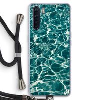 Weerkaatsing water: Oppo A91 Transparant Hoesje met koord