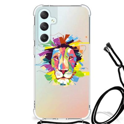 Samsung Galaxy S23 FE Stevig | Bumper Hoesje | Lion Color Samsung Galaxy S23 FE Stevig | Bumper Hoesje | Lion Color