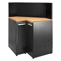 Facom Hoekelement | met houten werkblad | zwart | JLS3-MBSCSWBS JLS3-MBSCSWBS