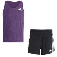 adidas Adizero Singlet Gel 5&apos;&apos; Short Set Heren