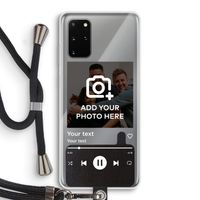 Music Player: Samsung Galaxy S20 Plus Transparant Hoesje met koord