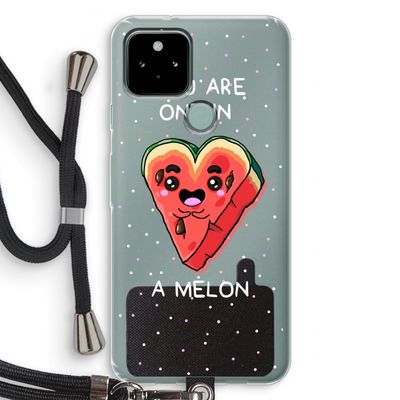 One In A Melon: Pixel 5 Transparant Hoesje met koord