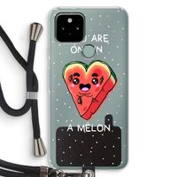 One In A Melon: Pixel 5 Transparant Hoesje met koord