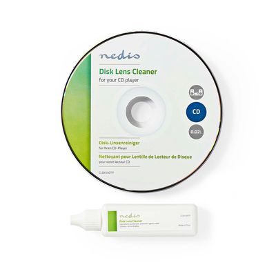 Nedis Disc Lensreiniger | Reinigingsschijf | 20 ml | CD-Speler | 1 stuks - CLDK100TP CLDK100TP