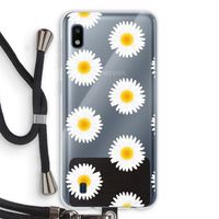 Margrietjes: Samsung Galaxy A10 Transparant Hoesje met koord