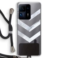 Marmeren pijlen: Xiaomi Mi Mix 4 Transparant Hoesje met koord