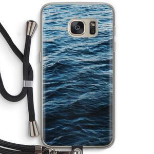 Oceaan: Samsung Galaxy S7 Transparant Hoesje met koord
