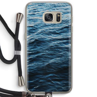 Oceaan: Samsung Galaxy S7 Transparant Hoesje met koord