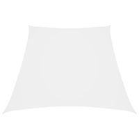 VidaXL Zonnescherm trapezium 3/4x3 m oxford stof wit