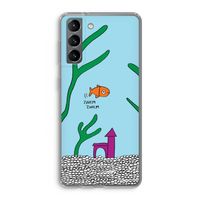 Aquarium: Samsung Galaxy S21 Transparant Hoesje