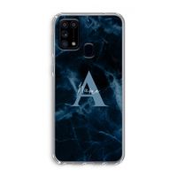 Midnight Marble: Samsung Galaxy M31 Transparant Hoesje