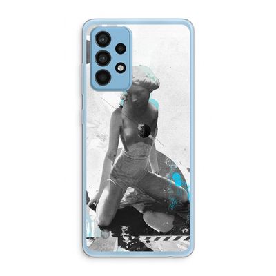 I will not feel a thing: Samsung Galaxy A52 Transparant Hoesje