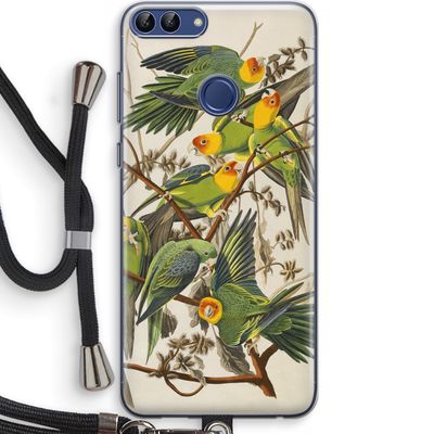 Carolinaparkiet: Huawei P Smart (2018) Transparant Hoesje met koord