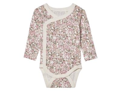 lupilu Baby romper (bloemen, 50/56)