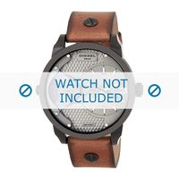 Horlogeband Diesel DZ7337 Leder Bruin 22mm