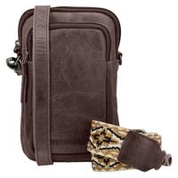Hide & Stitches Telefoontasje Next Navajo Donker Bruin