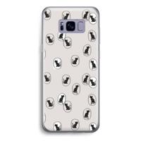 Miauw: Samsung Galaxy S8 Transparant Hoesje