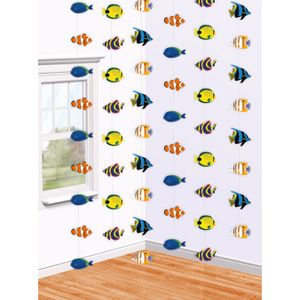 Hangdecoratie Tropical Fish (6st)