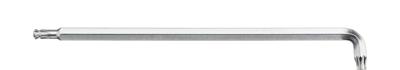 Wiha 366T007TS Stiftsleutel TORX® kogelkop met kort been, titaanzilver T7 x 89 mm - 40968