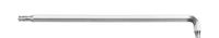 Wiha 366BET009TS Stiftsleutel TORX® kogelkop met kort been, titaanzilver T9 x 111 mm - 40970