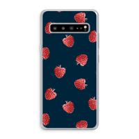 Framboosjes: Samsung Galaxy S10 5G Transparant Hoesje