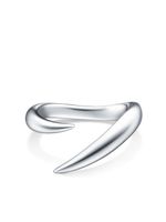 TASAKI bague Collection Line Danger Horn Plus en or blanc 18ct - Argent