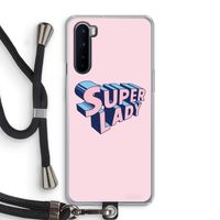 Superlady: OnePlus Nord Transparant Hoesje met koord